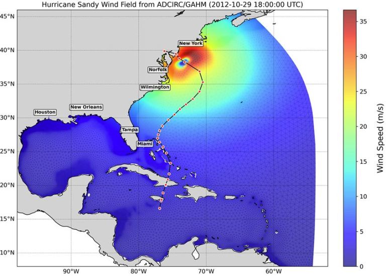 A 40-Year Hindcast Archive of U.S. Atlantic and Gulf Storm Surge and ...